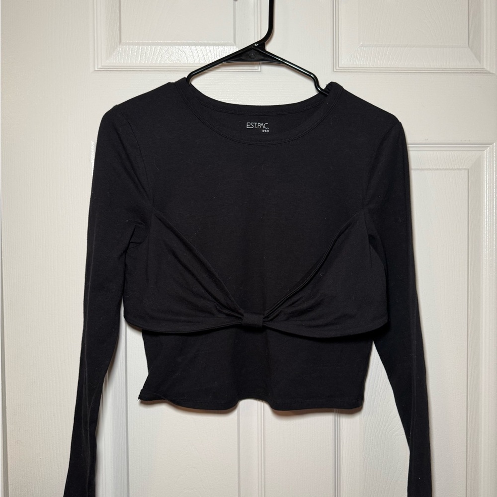 PacSun Black Long Sleeve Women's Tee